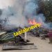 Rumah Karyawan PT Socfindo di Aek Ledong Asahan Terbakar