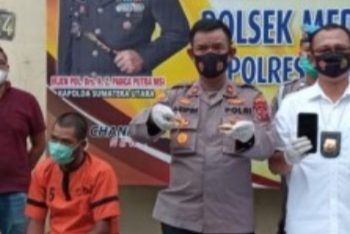 Tersangka pencurian yang diringkus polisi