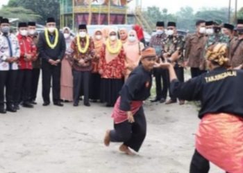Atraksi Pencak Silat Warnai Peresmian Tugu Kerukunan Umat di Tanjungbalai
