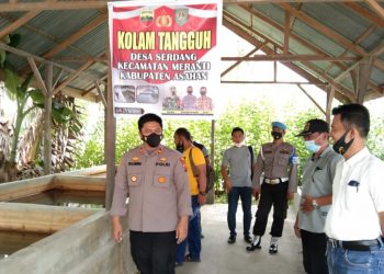 Kapolsek Kisaran Kota Harap Kampung Tangguh di Desa Serdang Jadi Contoh Daerah Lain