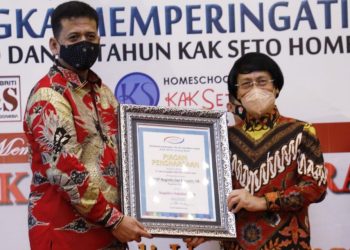 Kapolres Asahan Terima Kak Seto AWARD 2021 dan Pencatat Prestasi Polisi Selebriti di Jakarta