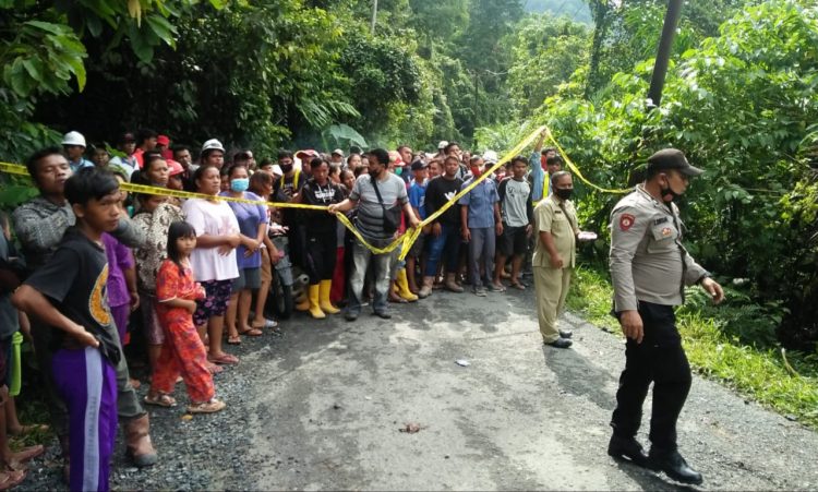Jenazah Mrs X Ditemukan Tergeletak di Jalinsum Aek Songsongan Asahan
