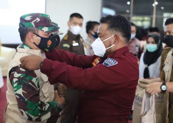 (Ignatius Siagian/taslabnews) Suasana peluncurun atau launching Tim Satgas Pendapatan Kota Tanjungbalai.