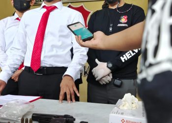 Dikibusi Miliki Senpi dan Sabu, Wass Diciduk Polisi