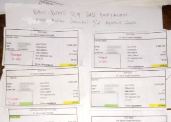 Upah Tahun 2020 Tak Dibayarkan sesuai Ketentuan, Karyawan Demo PT Arta Rama Persada