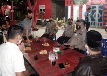 Kapolsek Kota Kisaran Pantau Keamanan di Kecamatan Meranti