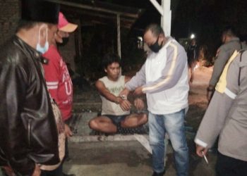 Ancam Orangtua dan Sering Resahkan Warga, Dedy Diamankan Personil Polsek Kota Kisaran