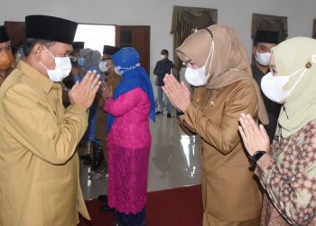 Bupati H Ashari Tambunan Lantik Tujuh Pejabat Tinggi Pratama Di Lingkungan Pemkab Deli Serdang