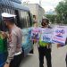 Sat Lantas Polres Tanjungbalai Kampanyekaan ‘Tunda Mudik Lebaran’