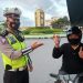 Taat Aturan Lalulintas dan Prokes, Sat Lantas Polres Tanjungbalai Berikan Reward