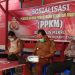 Sosialisasi PPKM Berbasis Mikro di Desa Serdang, Narasumber Kapolsek Kota Kisaran