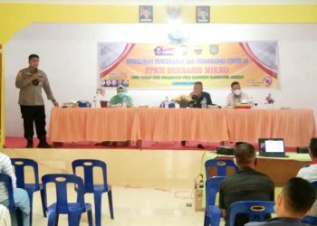 Kapolsek Kota Kisaran Secara Gencar Sosialisasikan PPKM Berbasis Mikro di Wilkumnya