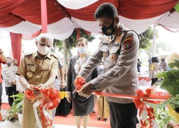 Resmikan Gedung Endra Dharmalaksana Sie Propam Polres Asahan, Bupati Harap Polri Semakin Maksimal Layani Warga