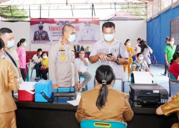 Gelar Vaksinasi Covid-19 Hingga Tanggal 30 Juni 2021, Polres Tanjungbalai Targetkan 7.000 Orang