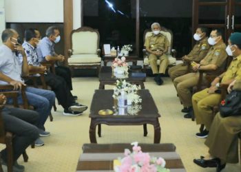 Audiensi dengan Bupati Asahan, BKM Haqqul Yakin Minta Dihibahkan Rumdis Kopdag