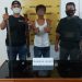(Richad Silaban/taslabnews) Tersangka , HM alias Marisi ditangkap unit Reskrim Polsek Kualuh Hulu