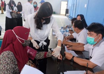 Polres dan Pemko Tanjungbalai Vaksinasi 1.061 Warga