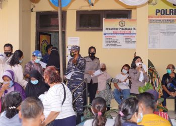 Gelar Serbuan Vaksinasi Nasional TNI/Polri, 2113 Warga Tanjungbalai Divaksinasi