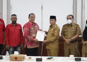 Plt Wali Kota H Waris Thalib Dapat Kunjungan Dari PDI Perjuangan Tanjungbalai 
