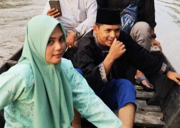 Duta Pemuda Asahan 2021 Nikmati Wisata Dayung Sampan Silau Laut