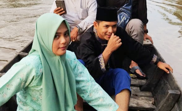 Duta Pemuda Asahan 2021 di ajang Jambore Pemuda Provinsi Sumut 2021, Muhammad Hamzah Sirait dan Saftina Dewi Afrianti.