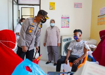 Peduli Kesehatan Warga, Polres Tanjungbalai Sediakan Gerai Vaksinasi Presisi