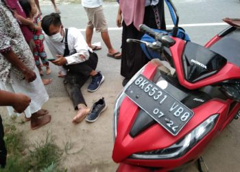 Tabrak Anjing, Dua Mahasiswa UNA Luka