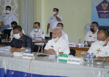 Ini Pesan Ketua Satgas Covid 19 Asahan H Surya saat Memimpin Rapat Tindak Lanjut PPKM