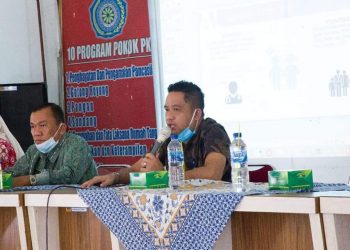 (Budi/taslabnews) Camat Bilah Hulu Hamdy Erazona saat mengikuti acara tersebut.