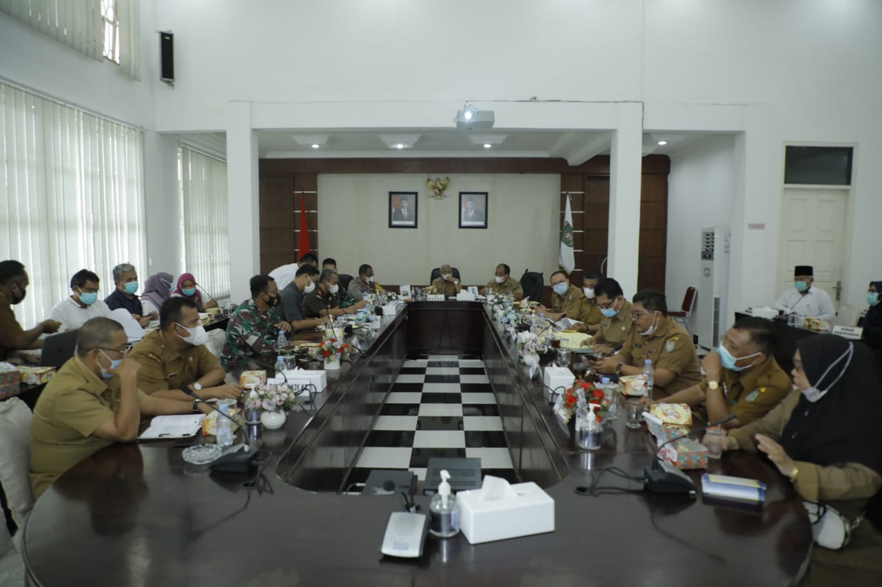 Bupati, Dandim dan Kapolres Asahan Minta Rumah Sakit Awasi Pasien Terpapar Covid 19 juga Siapkan Tempat Tidur