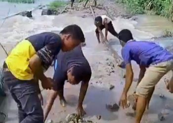 Dinas PUPR Asahan Tak Peduli Laporan Warga Desa Suka Jadi