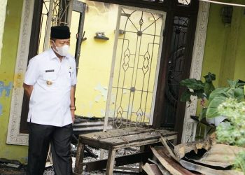 Forkopimda Tanjungbalai Kunjungi Korban Kebakaran di Kecamatan Teluk Nibung