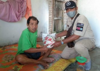 PD IWO Asahan Kembali Bagikan Sembako Bagi Warga di Kecamatan Meranti