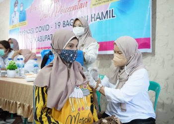 Dari 3.987 Orang Ibu Hamil di Asahan, 30 Divaksin Covid 19 Tahap I