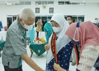 Ini Janji Hj Titiek Sugiarti Surya saat Dikukuhkan jadi Bunda PAUD Kabupaten Asahan