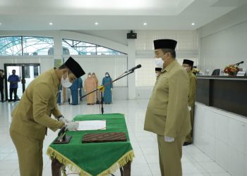 Wakil Bupati Asahan Berharap 67 Pejabat yang Dilantik Selalu Mengusung Prinsip 3T