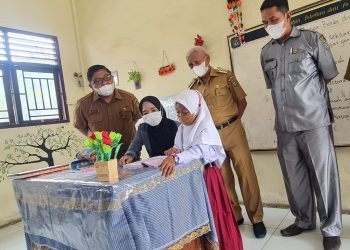 Hore, di Asahan Sudah Diberlakukan Proses Belajar Tatap Muka, Bupati Lakukan Peninjauan