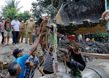 Tinjau Normalisasi Saluran Air, Ini Pesan Wakil Bupati Asahan