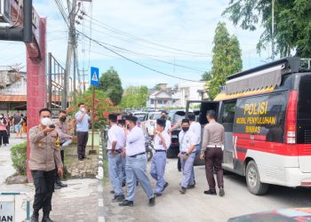 Kapolres Tinjau Vaksinasi untuk Siswa SMA se Kota Tanjungbalai