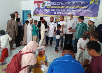 DPD KNPI Kota Tanjungbalai Satu Nafas Santuni Sejumlah Anak Yatim