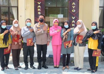 Kapolres Apresiasi Tim Vaksinator Polres Tanjungbalai