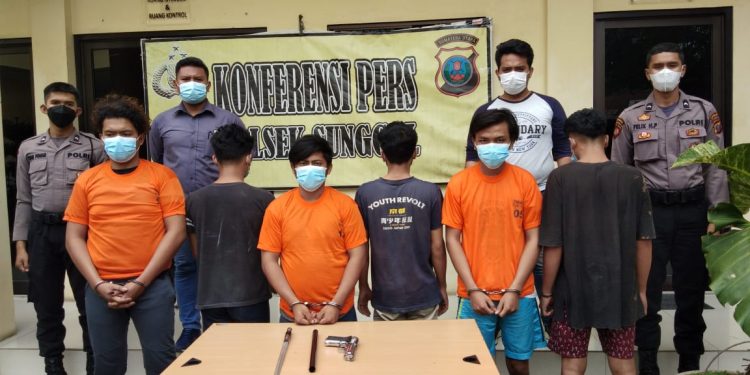 Kelompok Genk Motor Perusak Cafe Diringkus Polisi