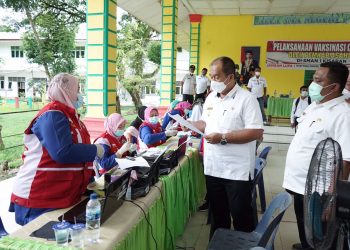 Wakil Bupati Asahan Berharap Siswa yang akan Hadapi PTM Sudah Divaksin