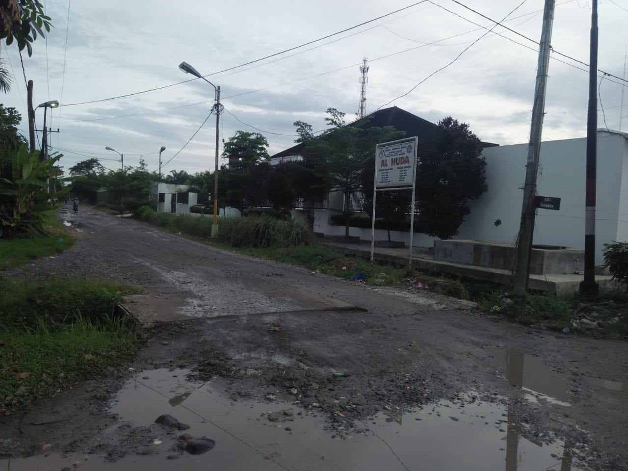 (Ignatius Siagian/taslabnews) Lokasi penangkapan sabu di Jalan Sriwijaya, Kota Tanjungbalai