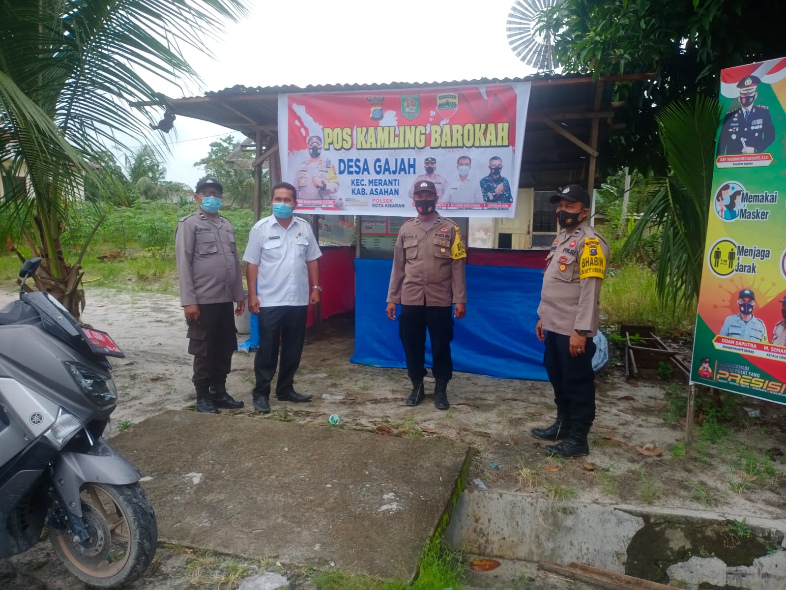 Polres Asahan Dirikan Ratusan Poskamling Barokah