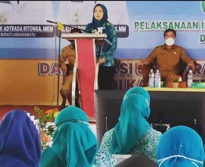 Ketua PKK Labuhanbatu Buka Acara KPM