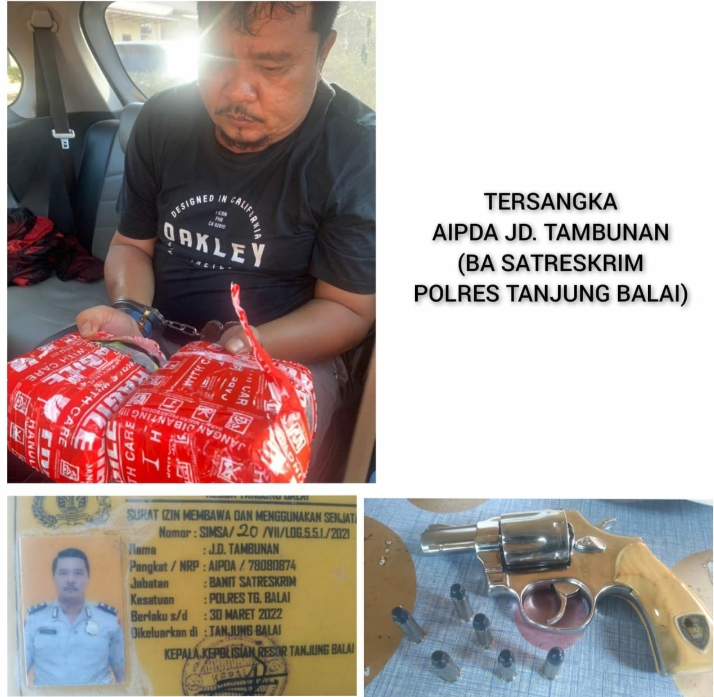 Waduh, Oknum Personel Polres Tanjungbalai Miliki 2 Kg Sabu