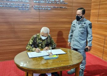 Ini Harapan Bupati Asahan saat Tandatangani MoU dengan Bakamla RI