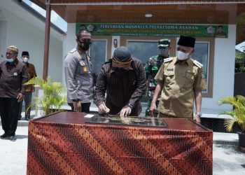 Ini Pesan Bupati Asahan saat Resmikan Mushola Pujakesuma