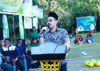 Bupati Labusel Edimin Buka Liga Santri Cup l